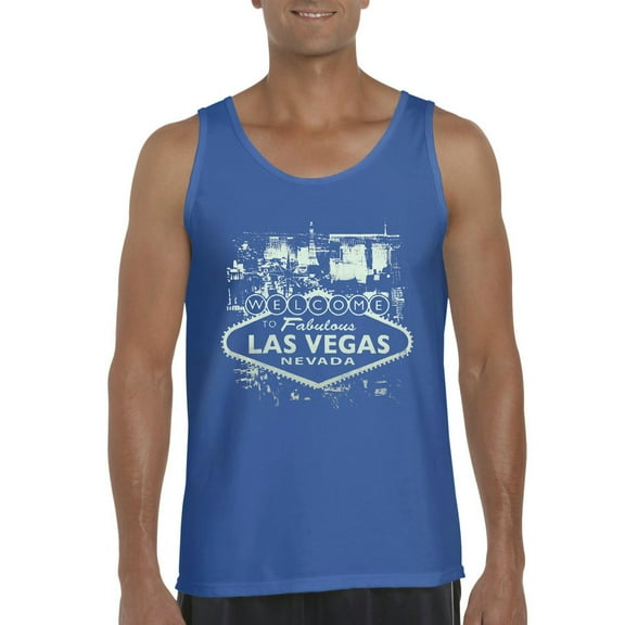 Normal is Boring - Men's Tank Top for Men, up to Men Size 3XL - Welcome to Las Vegas Nevada