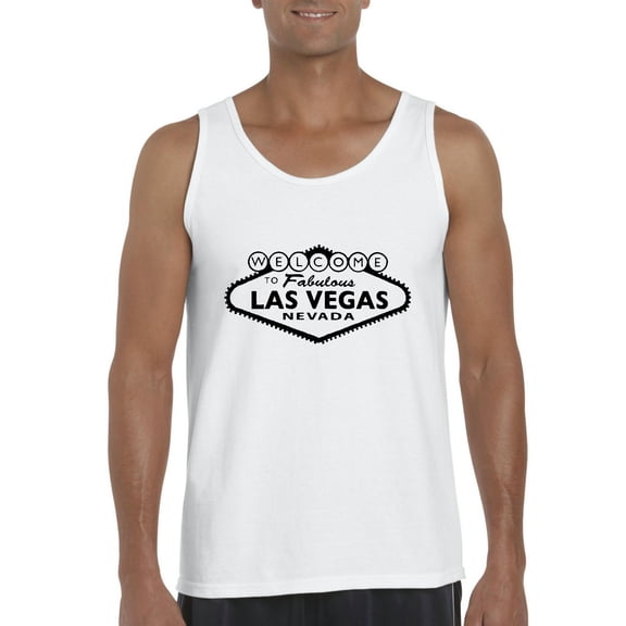 Normal is Boring - Men's Tank Top for Men, up to Men Size 3XL - Welcome to Las Vegas Nevada