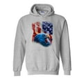 thumbnail image 1 of NIB - Mens Plus Sweatshirts and Hoodies - American Flag 4th of July, 1 of 5