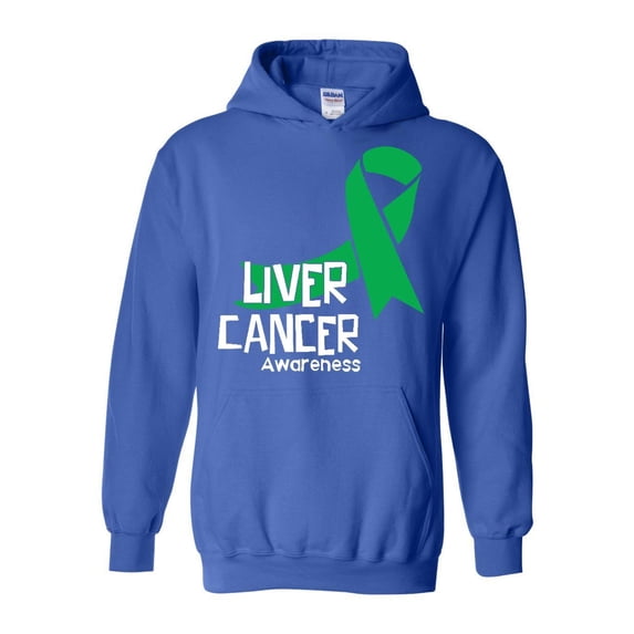 NIB - Mens Plus Sweatshirts and Hoodies - Liver Cancer