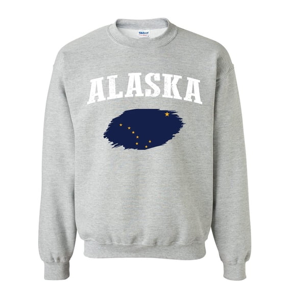 Normal is Boring - Mens Sweatshirts and Hoodies, up to Size 5XL - Alaska Flag
