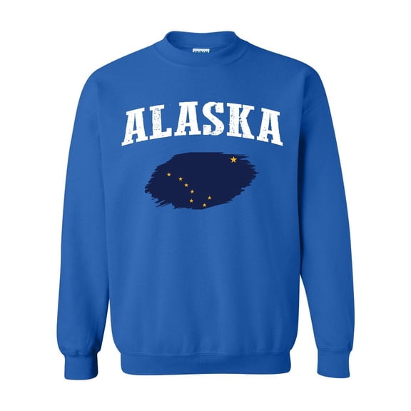 Normal is Boring - Mens Sweatshirts and Hoodies, up to Size 5XL - Alaska Flag