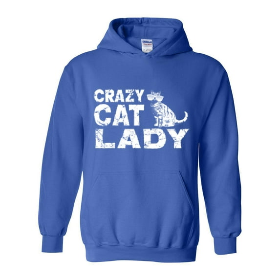 Normal is Boring - Mens Sweatshirts and Hoodies, up to Size 5XL - Crazy Cat Lady