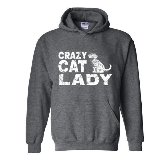 Normal is Boring - Mens Sweatshirts and Hoodies, up to Size 5XL - Crazy Cat Lady
