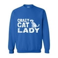 thumbnail image 1 of Normal is Boring - Mens Sweatshirts and Hoodies, up to Size 5XL - Crazy Cat Lady, 1 of 5