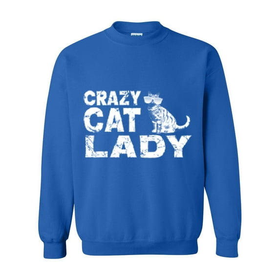 Normal is Boring - Mens Sweatshirts and Hoodies, up to Size 5XL - Crazy Cat Lady