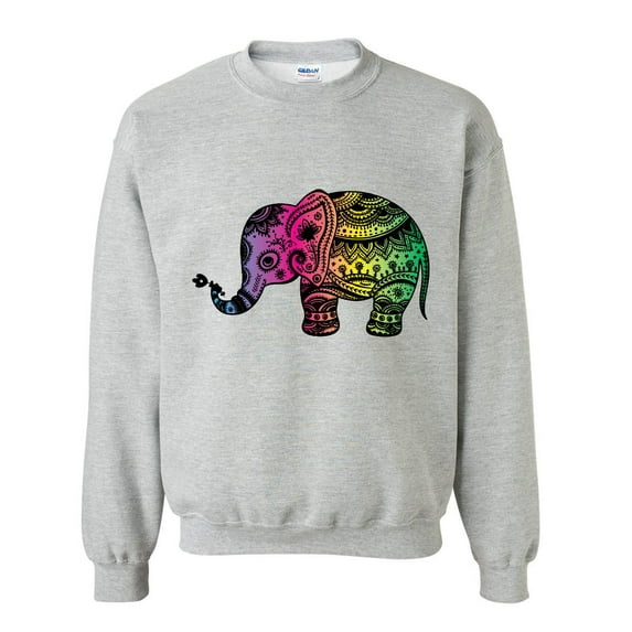 Normal is Boring - Mens Sweatshirts and Hoodies, up to Size 5XL - Elephant