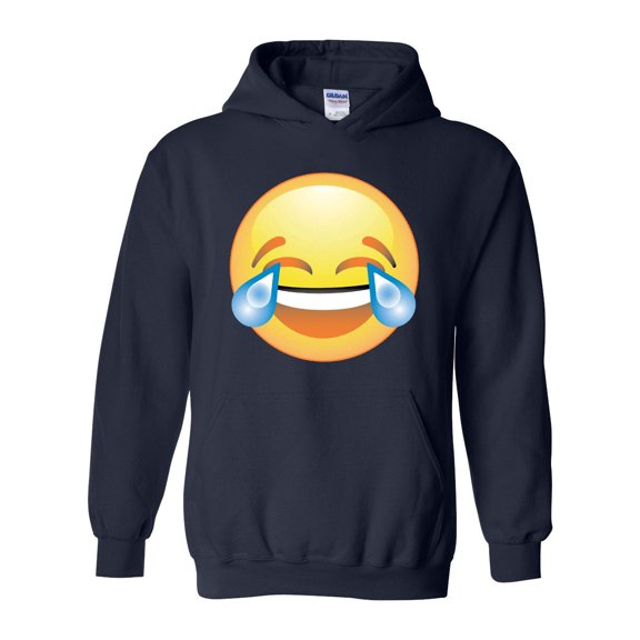 Normal is Boring - Mens Sweatshirts and Hoodies, up to Size 5XL - Emoji Laughing Tears