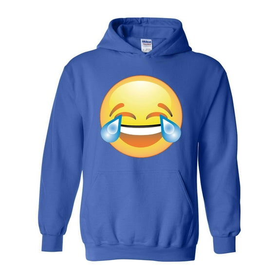 Normal is Boring - Mens Sweatshirts and Hoodies, up to Size 5XL - Emoji Laughing Tears