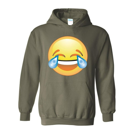 Normal is Boring - Mens Sweatshirts and Hoodies, up to Size 5XL - Emoji Laughing Tears