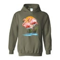 thumbnail image 1 of Normal is Boring - Mens Sweatshirts and Hoodies, up to Size 5XL - Flamingo, 1 of 5