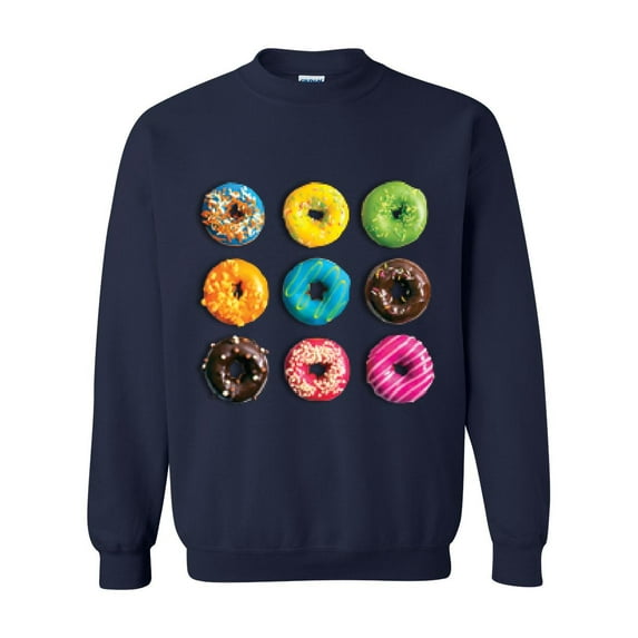 Normal is Boring - Mens Sweatshirts and Hoodies, up to Size 5XL - Love Food Donuts Doughnuts