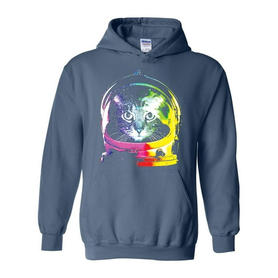Normal is Boring - Mens Sweatshirts and Hoodies, up to Size 5XL - Space Cat
