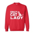 thumbnail image 1 of Normal is Boring - Women Sweatshirts and Hoodies, up to Size 5XL - Crazy Cat Lady, 1 of 5