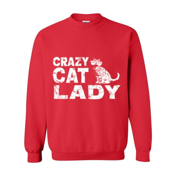 Normal is Boring - Women Sweatshirts and Hoodies, up to Size 5XL - Crazy Cat Lady