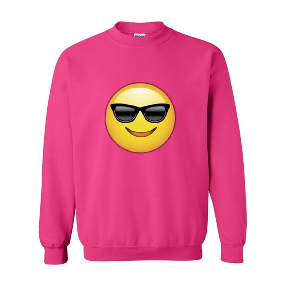 Normal is Boring - Women Sweatshirts and Hoodies, up to Size 5XL - Emoji with Sunglasses