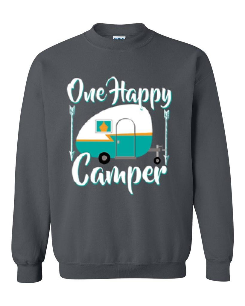 Normal Is Boring Women Sweatshirts And Hoodies Up To Size 5xl One Happy Camper 7464