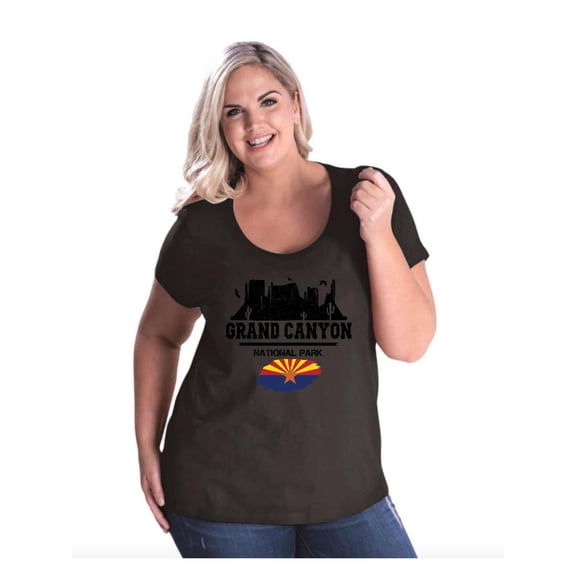 Normal is Boring - Women's Plus Size Curvy T-Shirt, up to Size 28 - Arizona Grand Canyon National Park