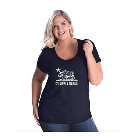 Normal is Boring - Women's Plus Size Curvy T-Shirt, up to Size 28 - California Bear