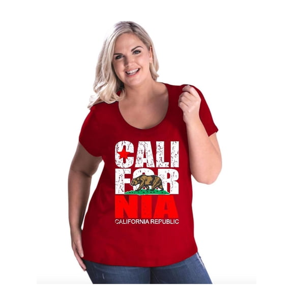 Normal is Boring - Women's Plus Size Curvy T-Shirt, up to Size 28 - California Cali