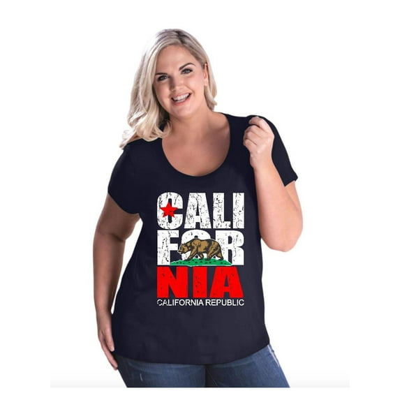 Normal is Boring - Women's Plus Size Curvy T-Shirt, up to Size 28 - California Cali