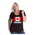 thumbnail image 1 of Normal is Boring - Women's Plus Size Curvy T-Shirt, up to Size 28 - Canada Flag, 1 of 5