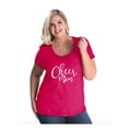 thumbnail image 1 of NIB - Women's Plus Size Curvy T-Shirt - Cheer Mom, 1 of 4
