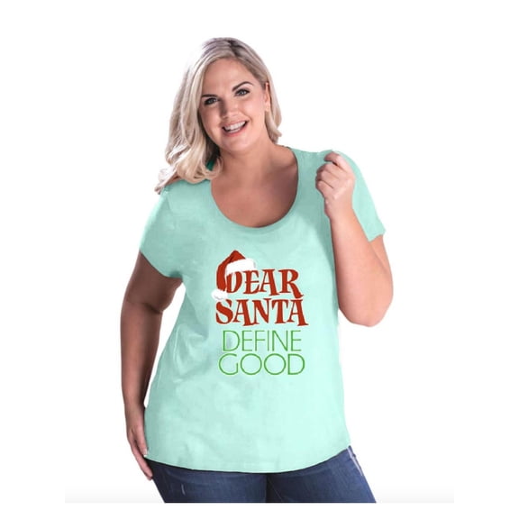 Normal is Boring - Women's Plus Size Curvy T-Shirt, up to Size 28 - Christmas Define Good