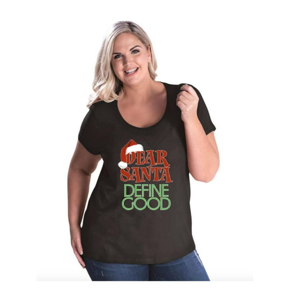 Normal is Boring - Women's Plus Size Curvy T-Shirt, up to Size 28 - Christmas Define Good