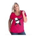thumbnail image 1 of Normal is Boring - Women's Plus Size Curvy T-Shirt, up to Size 28 - Dancing Panda, 1 of 5