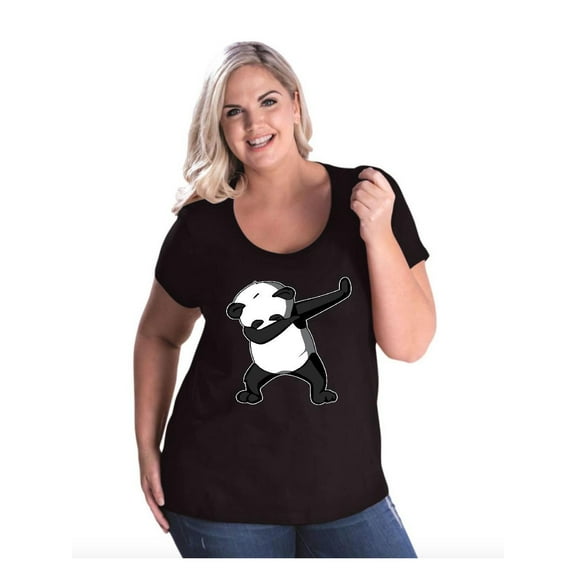 Normal is Boring - Women's Plus Size Curvy T-Shirt, up to Size 28 - Dancing Panda