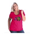 thumbnail image 1 of Normal is Boring - Women's Plus Size Curvy T-Shirt, up to Size 28 - Elephant, 1 of 5