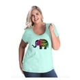 thumbnail image 1 of Normal is Boring - Women's Plus Size Curvy T-Shirt, up to Size 28 - Elephant, 1 of 4
