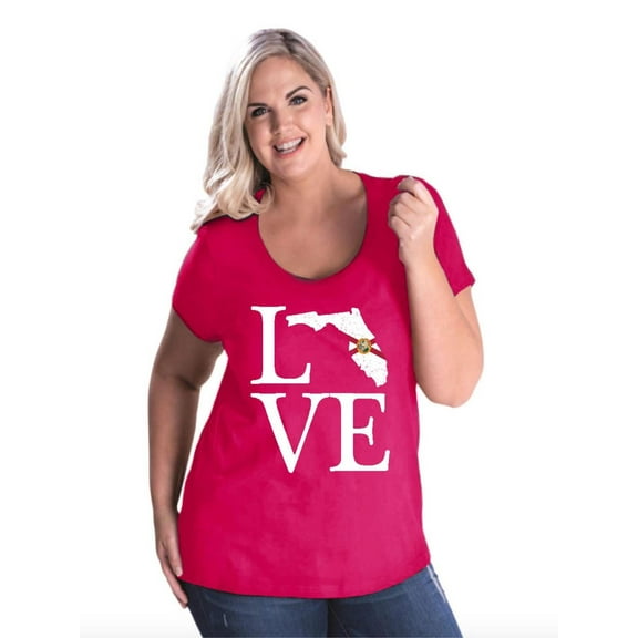 Normal is Boring - Women's Plus Size Curvy T-Shirt, up to Size 28 - Florida