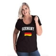 thumbnail image 1 of Normal is Boring - Women's Plus Size Curvy T-Shirt, up to Size 28 - Germany Flag, 1 of 5