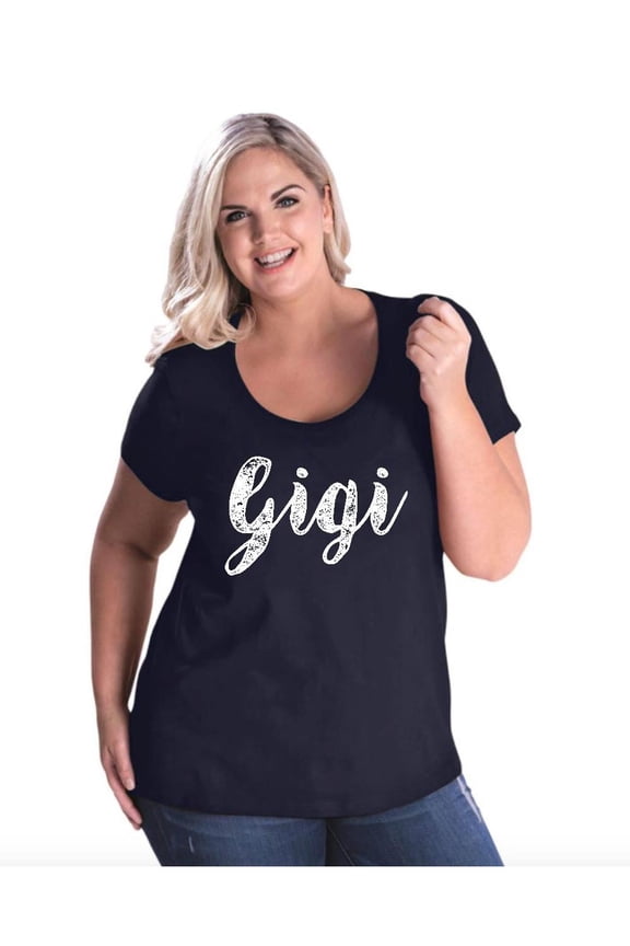 - Women's Plus Size Curvy T-Shirt, up to Size 28 - Gigi