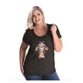 thumbnail image 1 of Normal is Boring - Women's Plus Size Curvy T-Shirt, up to Size 28 - Giraffe, 1 of 5