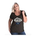 thumbnail image 1 of Normal is Boring - Women's Plus Size Curvy T-Shirt, up to Size 28 - Glacier National Park, 1 of 5