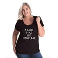 thumbnail image 1 of Normal is Boring - Women's Plus Size Curvy T-Shirt, up to Size 28 - Halloween Costume This Girl Has No Costume, 1 of 5