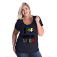 thumbnail image 1 of Normal is Boring - Women's Plus Size Curvy T-Shirt, up to Size 28 - Autism Awareness, 1 of 4
