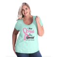 thumbnail image 1 of NIB - Women's Plus Size Curvy T-Shirt - I Wear Pink for Someone Special, 1 of 4