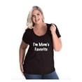 thumbnail image 1 of Normal is Boring - Women's Plus Size Curvy T-Shirt, up to Size 28 - I'm Mom's Favorite, 1 of 5