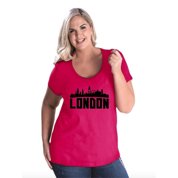 Normal is Boring - Women's Plus Size Curvy T-Shirt, up to Size 28 - London