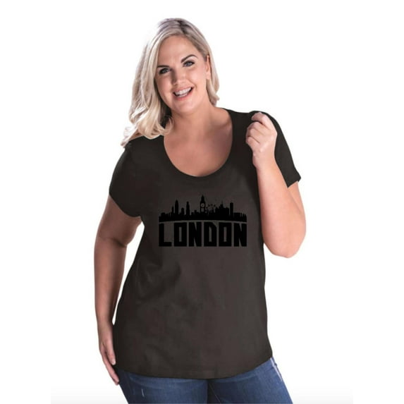 Normal is Boring - Women's Plus Size Curvy T-Shirt, up to Size 28 - London