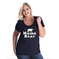 thumbnail image 1 of Normal is Boring - Women's Plus Size Curvy T-Shirt, up to Size 28 - Mama Bear, 1 of 4