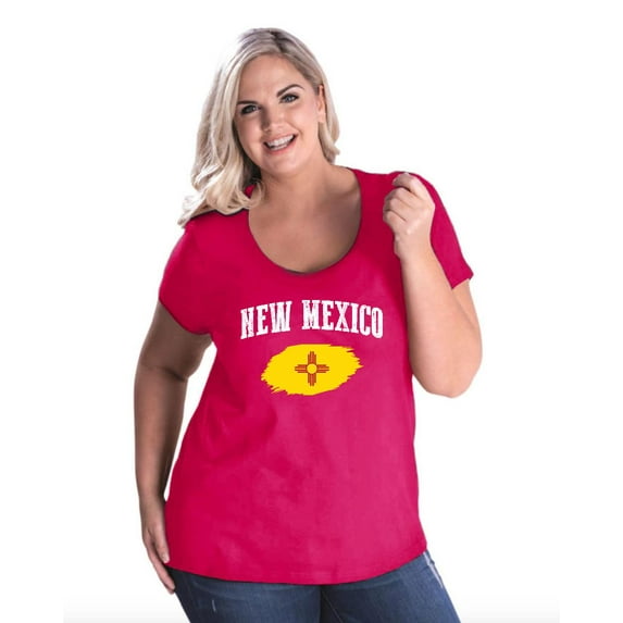 Normal is Boring - Women's Plus Size Curvy T-Shirt, up to Size 28 - New Mexico