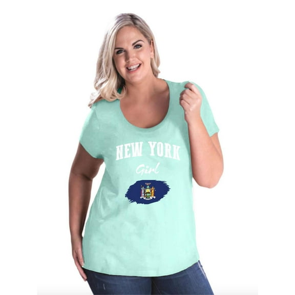 Normal is Boring - Women's Plus Size Curvy T-Shirt, up to Size 28 - New York Girl
