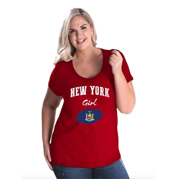 NIB - Women's Plus Size Curvy T-Shirt - New York Girl