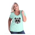 thumbnail image 1 of Normal is Boring - Women's Plus Size Curvy T-Shirt, up to Size 28 - Panda, 1 of 4