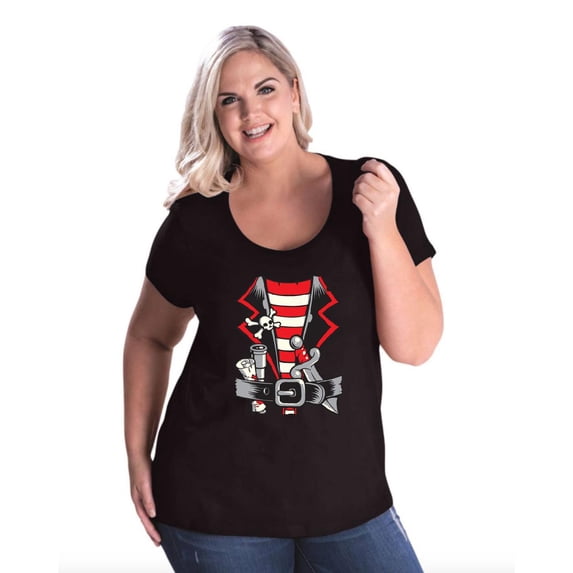 Normal is Boring - Women's Plus Size Curvy T-Shirt, up to Size 28 - Pirate Costume